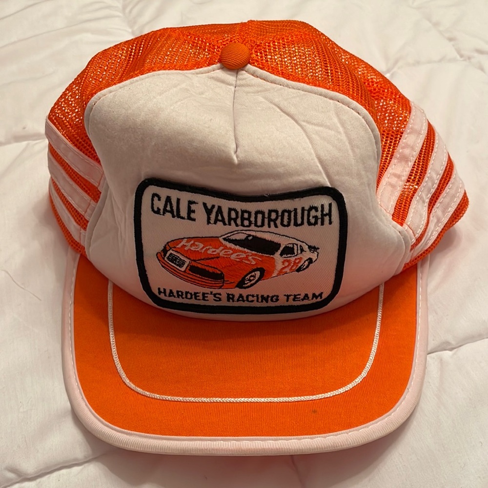 Extremely rare Cale Yarborough NASCAR truck cap.